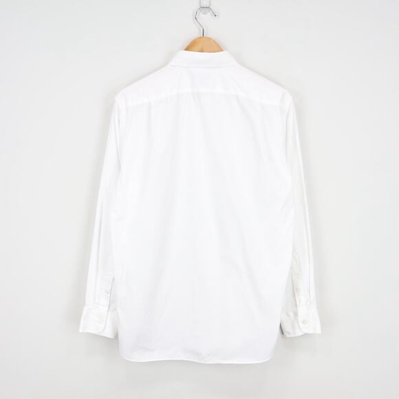 J.Crew Men's Ludlow Slim Premium Fine Cotton Dress Shirt Size 16/34 White - Picture 5 of 8